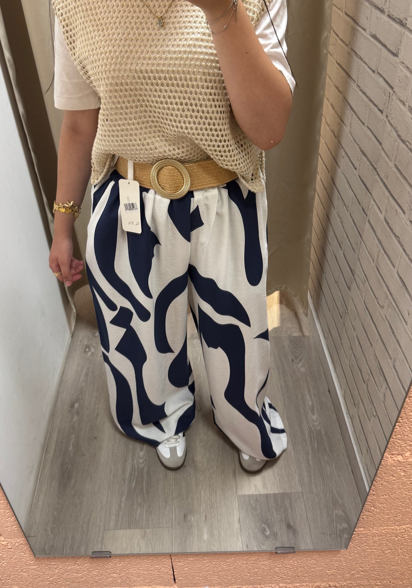 Pantalon wide leg