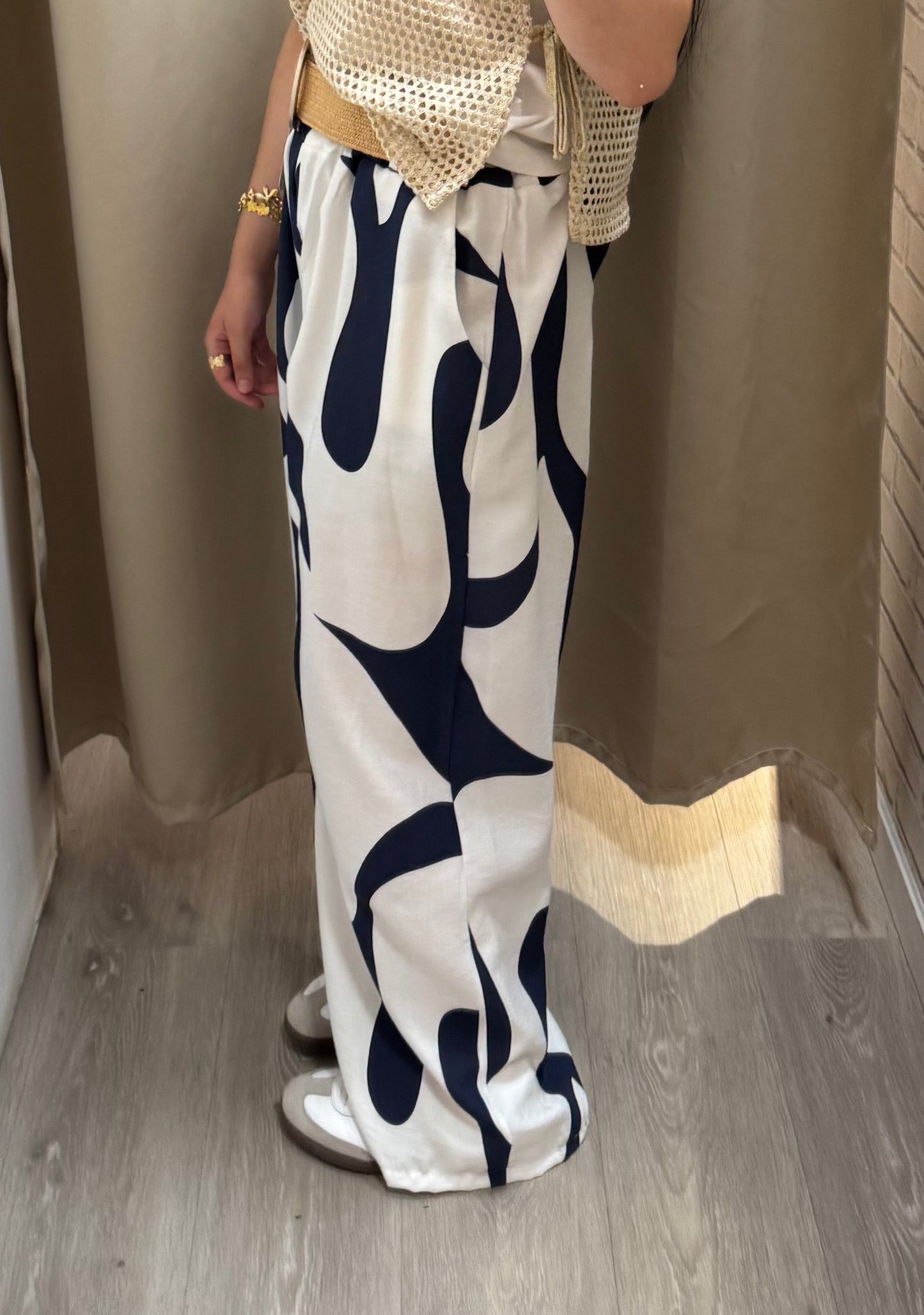 Pantalon wide leg