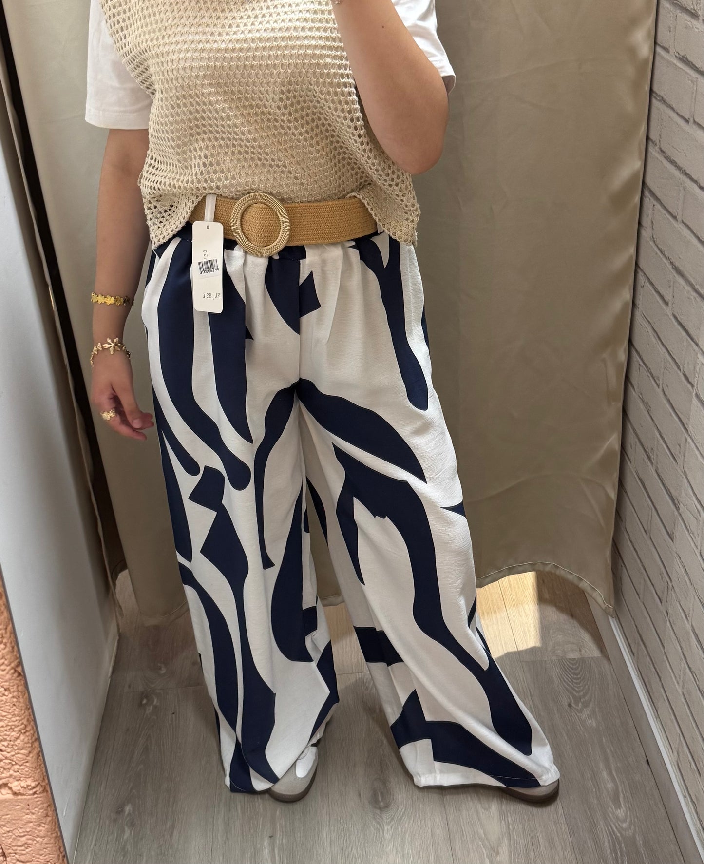 Pantalon wide leg