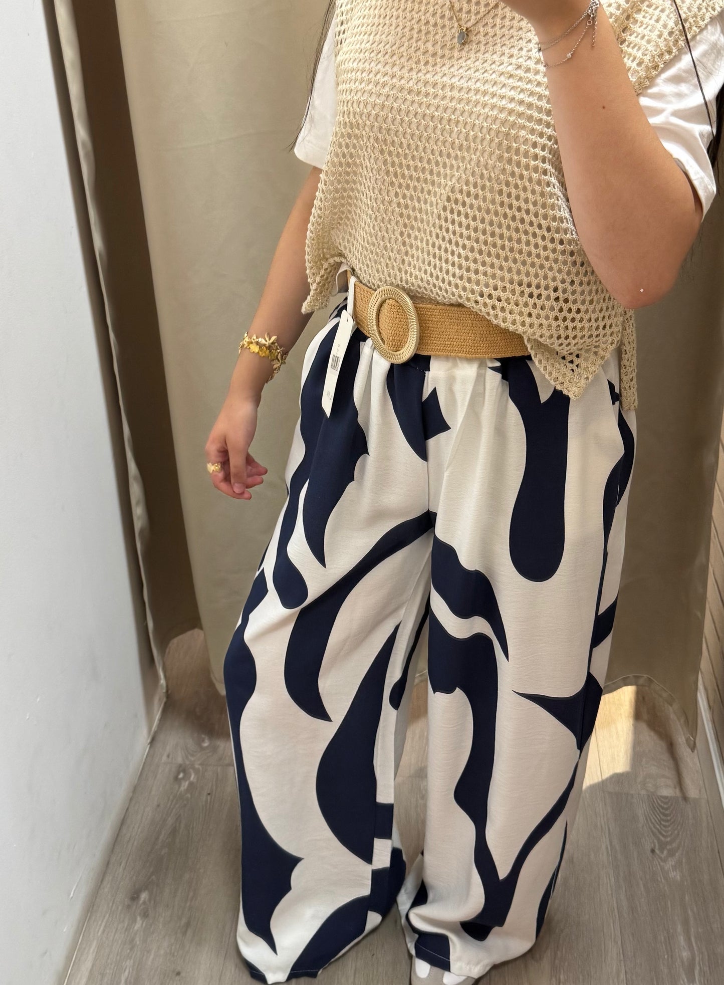Pantalon wide leg