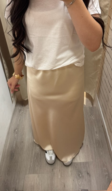 Jupe satin