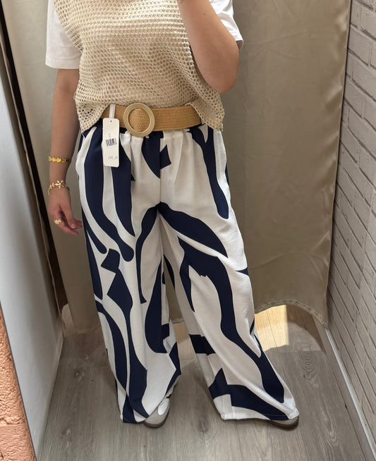 Pantalon wide leg
